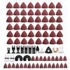 100 pcs Mix Lame de Scie Set Pour Fein Multimaster Makita Oscillateur Multitool