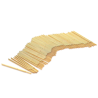 100 Pcs PA50-Q1 Diamètre extérieur de sonde de test plaqué or 0.68mm Longueur Ressort de loutil de test 16.55mm pou