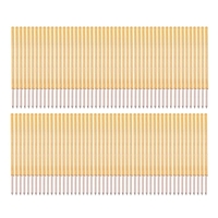 100 Pcs Sonde De Test De Printemps Pogo Pin P100-B1 Dia 1.36mm Longueur 33.35mm