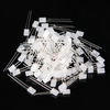 100 pièces 2*3*4MM carré rouge Diode électroluminescente LED Diode