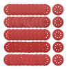 100 pièces 60-240 grain 5 pouces 8 trous flocage papier de verre traitement résistant à lusure affûtage accessoires