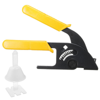 100 pièces Clips et pinces entretoise de carrelage système de nivellement de carrelage Clip de carrelage cales outil de