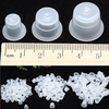 100 pièces en plastique de tasses dencre de tatouage casquettes supports fournitures 3 taille