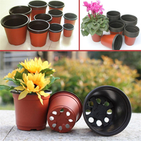 100 pièces en plastique jardin pépinière Pot fleur terre cuite semis planteur conteneurs ensemble