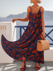 100% polyester camisole loisirs robe ample col en V