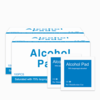 100 Tampons / boîte Alcool Jetable Coton Tampon 75% Alcool Isopropylique / Alcool Ethylique Tampons Antiseptiques Linget