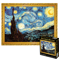 1000 Pcs / boîte Puzzles Puzzles Étoilé Sky Fleur Dabricot Nénuphar Puzzle Jouet pour Adultes Enfants Enfants Jeux