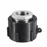 1000L S60x6 IBC Adaptateur De Réservoir Deau En Acier Inoxydable Femelle À Gros Filet Connexion Rapide Tuyau Tuyau
