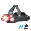 1000LM 5 LED phare 5 modes lampe de poche réglable IPX6 lampe de travail rechargeable étanche Camping en plein air cycli