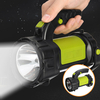 1000M 200W 2000LM 8000mAh LED COB Lampe de travail Lampe de poche Bougie Rotation 360 ° USB Charge Puissance Affichage P