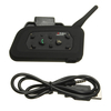 1000M Casque de Moto Casque Intercom avec Fonction Bluetooth