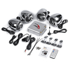 1000W bluetooth stéréo 4 haut-parleurs moto audio ATV musique système MP3 AUX FM Radio