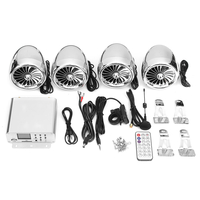 1000W LCD Bluetooth 4 haut-parleurs + amplificateur système de guidon montage télécommande pour moto / VTT