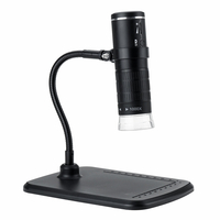 1000X 2MP 8LEDs caméra loupe de microscope numérique de poche Wifi avec support
