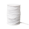 100/160 yards bricolage élastique Bande couture artisanat fabrication de cordons tressés en tricot blanc