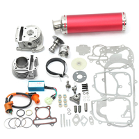 100cc 50mm Scooter chinois Big Bore Exhaust Performance Kit Puissance Pack GY6 50cc