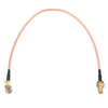 100CM SMA câble SMA mâle Angle droit à SMA femelle RF coaxial câble de queue de cochon fil RG316 adaptateur de connecteu