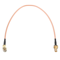 100CM SMA câble SMA mâle Angle droit à SMA femelle RF coaxial câble de queue de cochon fil RG316 adaptateur de connecteu