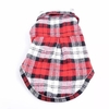 100% Coton Pet Chien Plaid Bande T-Shirt Chiot Gilet Manteaux Pour Petit Chien Vêtements Style Classique