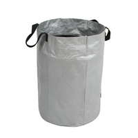 100L Garden Waste PE Bag Sac de feuilles imperméables réutilisables pour Yard Park