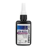 100ml UV colle légère de traitement forte collant ladhésif UV de traitement léger pour le verre en cristal
