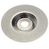 100mm 4 pouces meulage au diamant revêtu moulin à roue ton argent