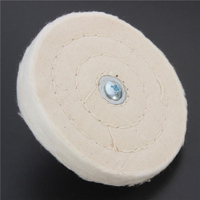 100mm polissage chiffon vadrouille roue de polissage pour le pouvoir ou la batterie forage polissage meuleuse