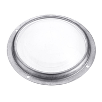 100MM étanche lentille en verre optique à 60 degrés + anneau en aluminium + cercle en plastique pour puce haute puissanc