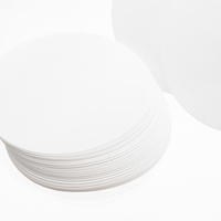 100Pcs / Set 7/9/11 / 125 / 15 / 18cm Papier filtre filtrant qualitatif Entonnoir circulaire Feuille filtre rapide Vites