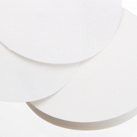 100Pcs / Set 7/9/11 / 125 / 15 / 18cm Quantitative Filter Paper Feuille de filtre circulaire sans cendre dentonnoir