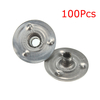 100pcs 12.5 * 2.5 mm ciré mèche de bougie souteneurs métalliques