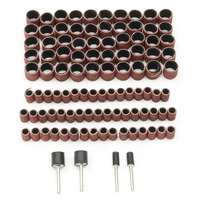 100pcs 1/4 1/2 pouces en ponçage avec 4 mandrins pour Dremel Rotary Tool