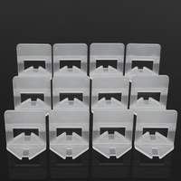 100Pcs 1.5mm Blanc Carrelage En Céramique Carrelage Accessibilité Entretoise Clip En Plastique