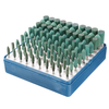 100pcs 3mm / 4mm / 5mm / 7mm / 10mm rotatif kit point assortiment abrasif ronce de caoutchouc pour dremel
