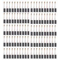 100pcs 5x8x15mm remplacement de brosse à charbon de loutil électrique pour meuleuse dangle Bosch 6-100 / 20