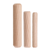 100pcs 8 × 40/8 × 50/10 × 60mm tourillon en bois tenon en bois pour le travail du bois