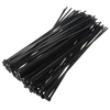 100pcs 8inch câble métallique attaches de nylon envelopper 40 LBS sangle de traction