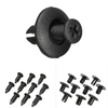 100pcs 8mm Rivets en Plastique Clips de Fixation Epingle Pour Ailes et Pare Chocs de Voiture Auto