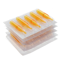 100pcs aiguille de tatouage + 100pcs conseils de tatouage Mix Taille 3/5/7 / 9RL + 5/7 / 9RS + 5/7 / 9M1 Accessoires de