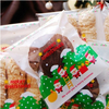 100pcs biscuit de Noël bonbons cadeau biscuit doux cadeau sac