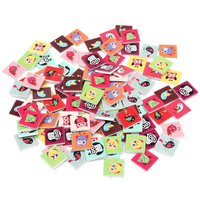 100pcs bricolage bouton boutons de couture de motif de hibou en bois vêtements sac bébé décoration de couture