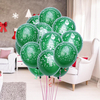100 pcs 12 pouces vert couleur noël fête ballon décoration intérieure père noël ballons en latex