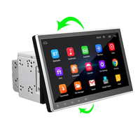 10.1 Pouce 2 Din pour Android 8.1 Autoradio Stéréo Radio Écran Tactile Réglable 8 Noyaux 2 Go + 32 Go Au Tableau de Bord