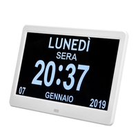 10.1 Pouces Haute Définition Numérique Grand Non Abrégé Jour Horloge Date Affichage Table Dhorloge Réveil