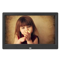 10.1 Pouces HD Cadre Photo Numérique 1024x600P HD Ultra-Mince LED Album Photo Électronique LCD Cadre Photo