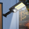 10/12 COB LED Applique Solaire Jardin Sécurité Lampadaire PIR Détecteur de Mouvement Télécommande