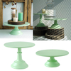 10/12 pouce fer vert gâteau rond support piédestal porte-dessert décorations de noce