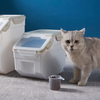 10/15kg Pet Chien Chat Alimentaire Conteneur De Stockage Riz Sec Distributeur Boîte W/Mesure Tasse Chiot Fournitures
