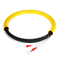 10/15/20/25 / 30M 6.5mm Fil Conduit Câble Push Puller Rodder Élasticité Polyester Serpent Serpent Bande De Filetage Disp