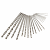 10/16/25 / 28pcs bits de foret hélico dal mis en bois à queue droite foret hélico dal
